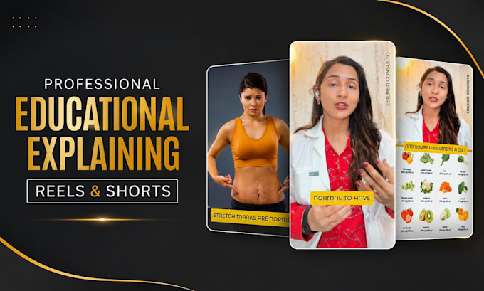 edit professional educational explaining reels and shorts