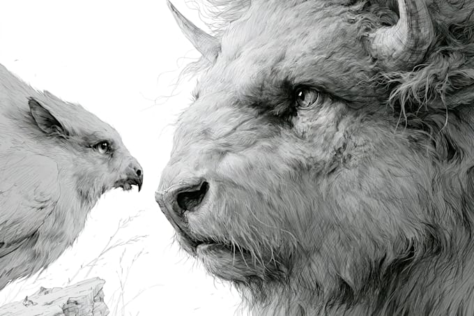 create realistic animal illustration