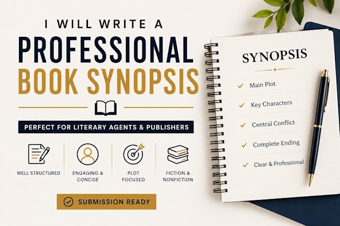 write a professional synopsis for authors and publishers