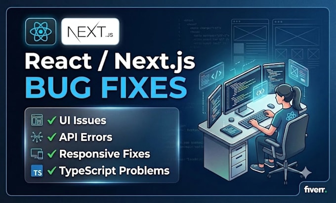 fix react, nextjs, javascript or typescript bugs