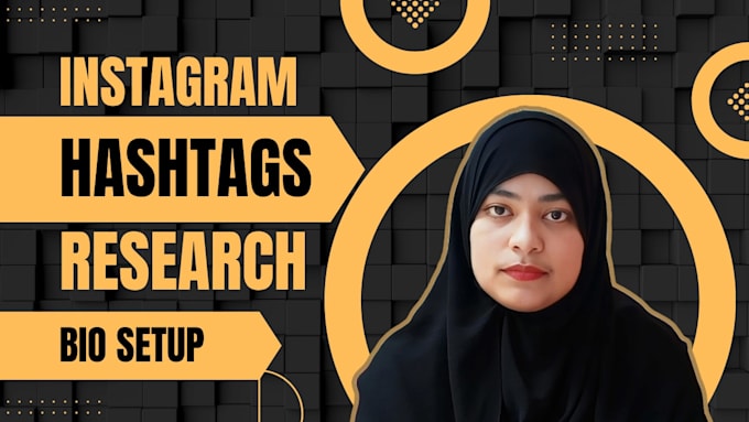 do professional instagram hashtag research and bio optimization