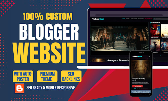 build a custom responsive blogger website