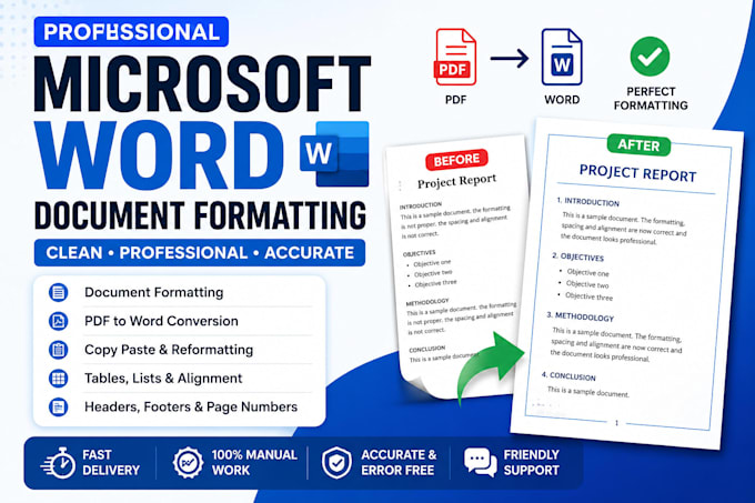 professionally format microsoft word documents