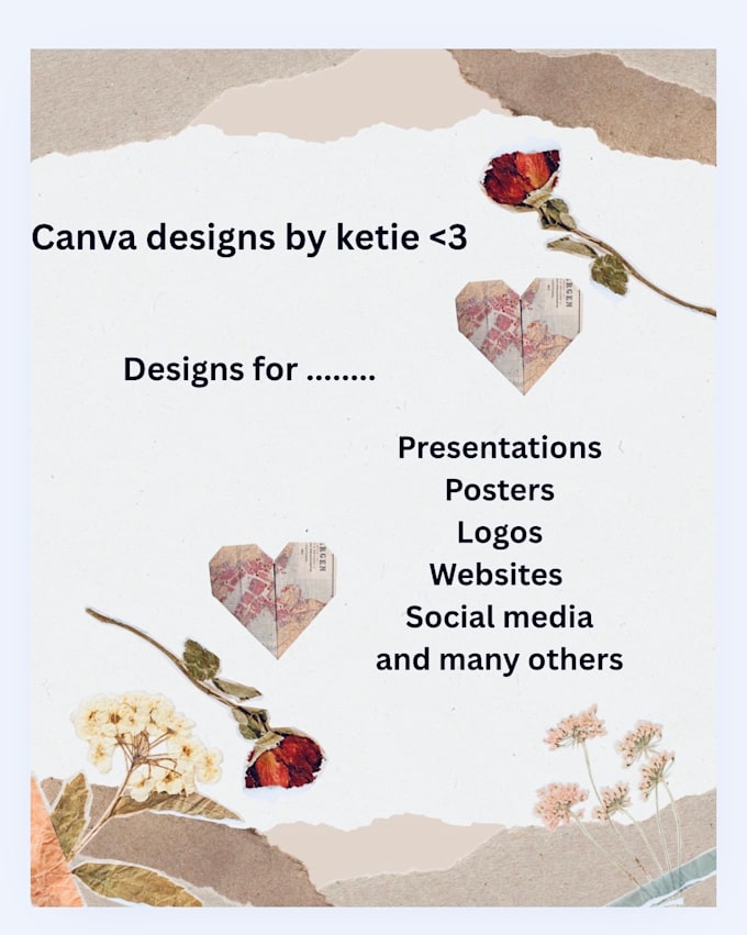 design anything on canva or photoshop