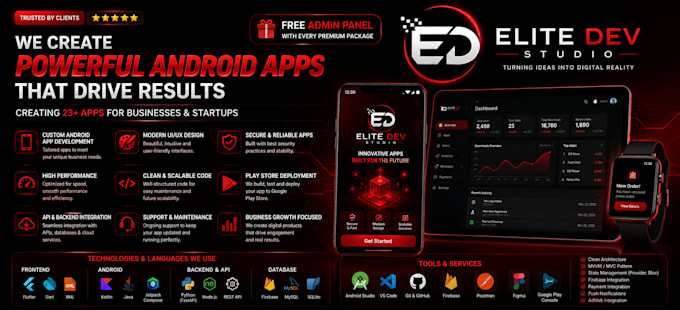 develop a professional android app for your business