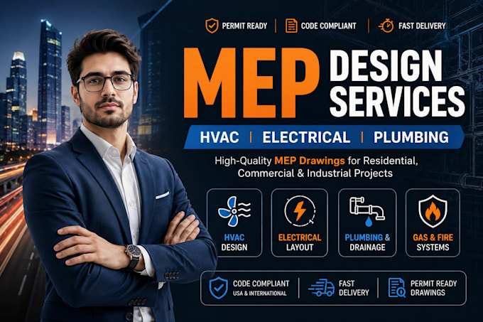 provide professional mep and hvac design services