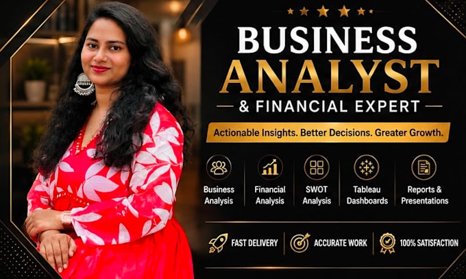 do business analysis and financial analysis