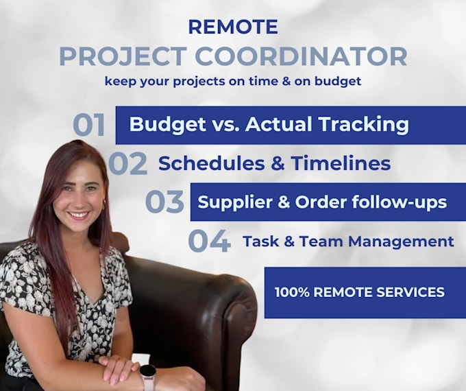 provide expert remote project management and coordination