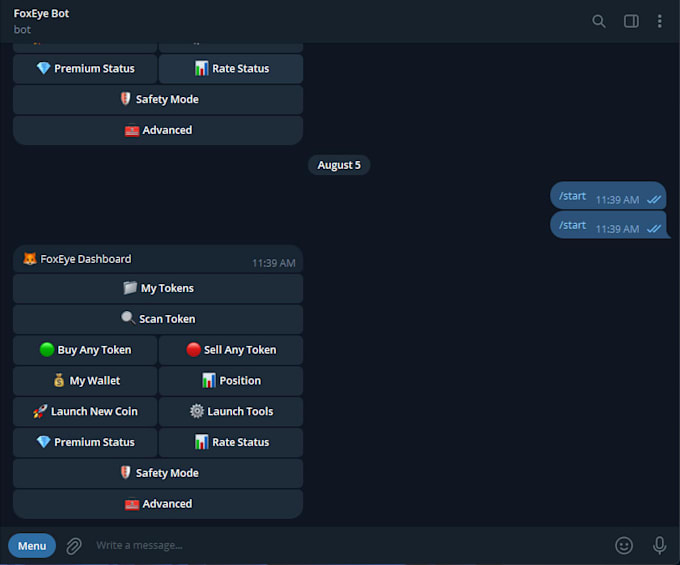 build a custom telegram web3 trading and automation bot