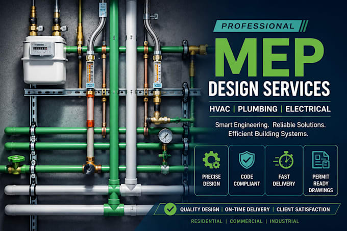 do revit mep, hvac, plumbing, drainage and fire design
