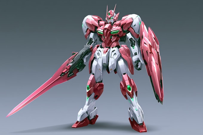 do mecha robot gundam illustrations