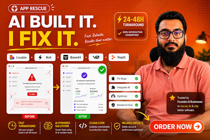 fix lovable website bugs, supabase errors and deploy your lovable app
