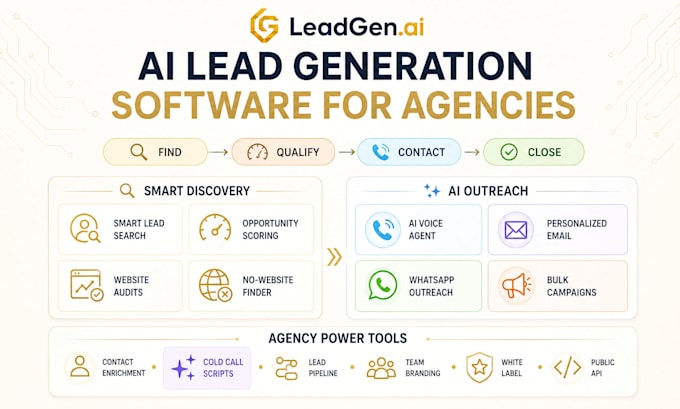 provide ai business lead generation and outreach software