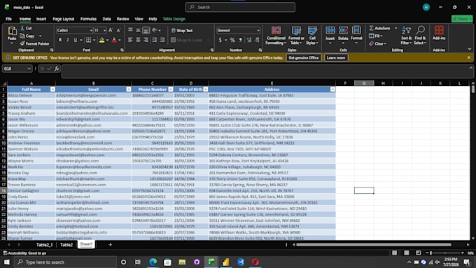 clean and format your excel data professionally