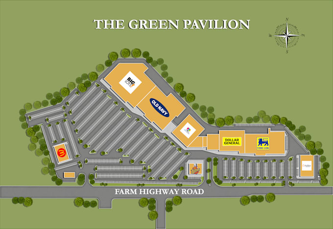 create site plan or property maps for real estate