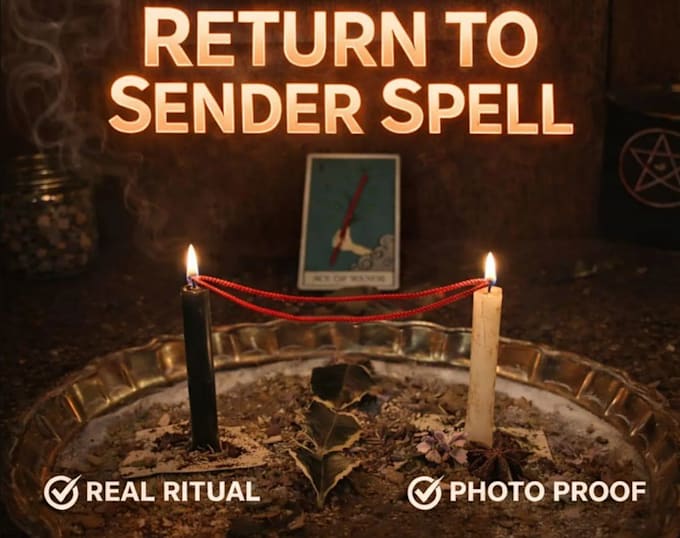 cast powerful back to sender spell, remove negativity energy curse removal spell