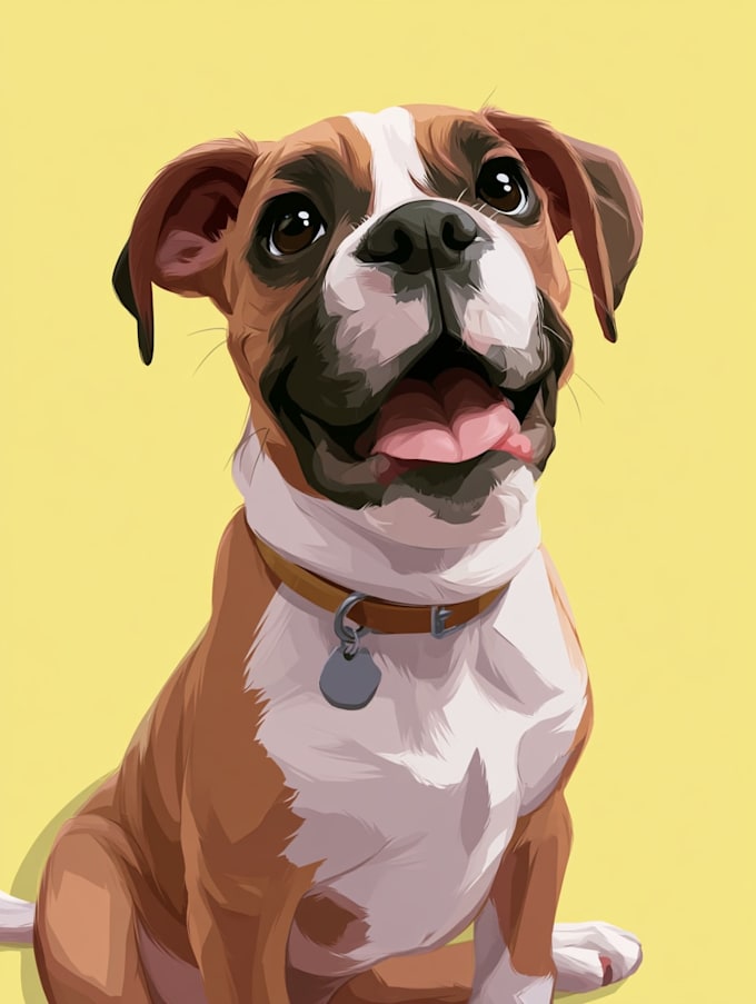 draw disney pet portrait illustration