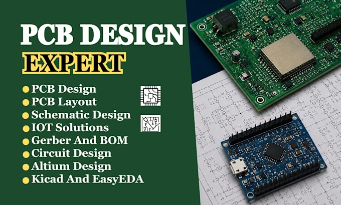 design pcb schematic, layout design existing pcb design or design optimization