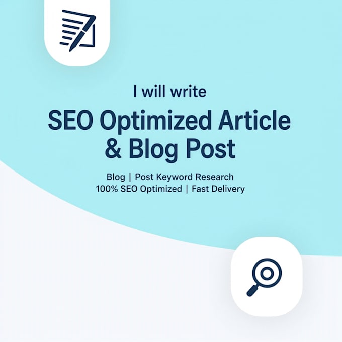 write SEO blog articles and website content