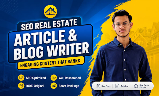 write SEO real estate articles and blog posts
