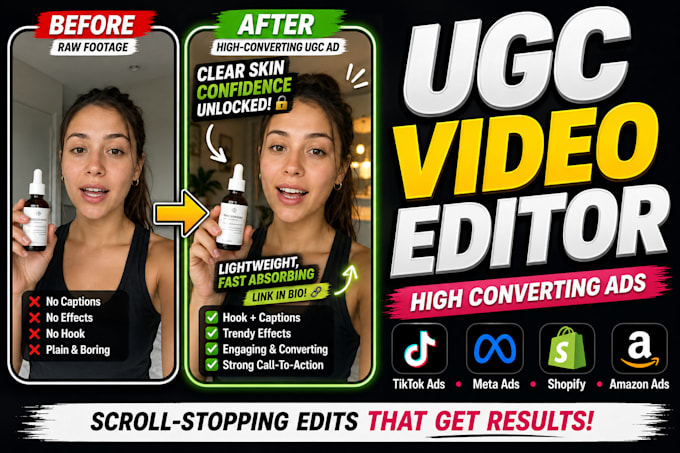 edit ugc and dtc video ads
