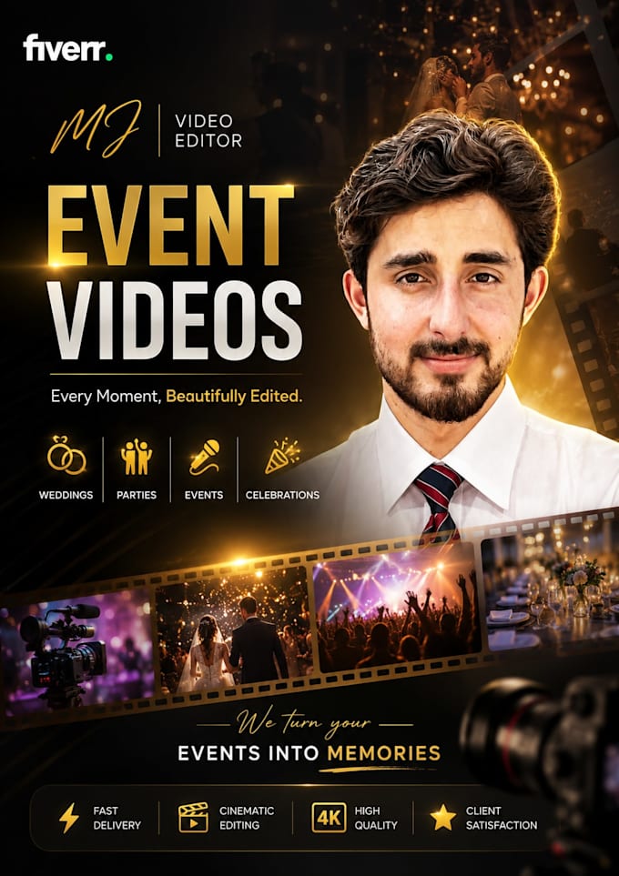 edit event, party, concert and club video professionally