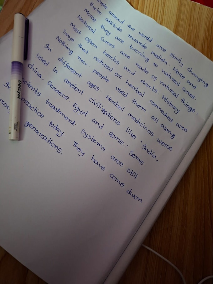 write letters, notes, documents