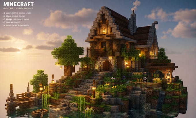 build custom minecraft maps, worlds, terrain, spawn, lobby, survival worlds