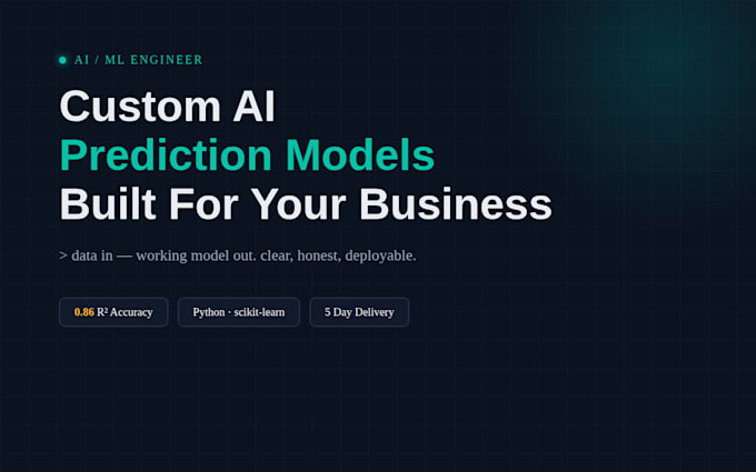 build a custom ai prediction model for your business