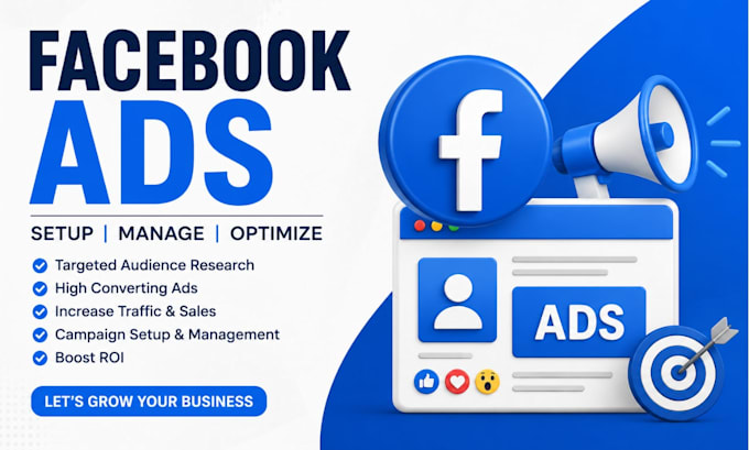 be your facebook ads manager,fb ads campaign,instagram ads