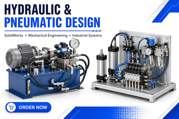design hydraulic pneumatic systems solidworks mechanical engineering cad