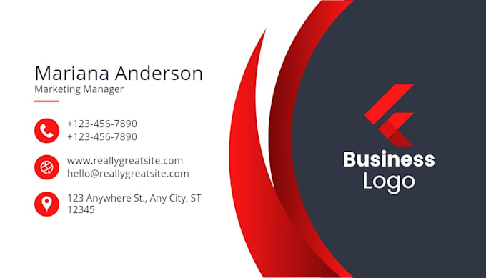 design a professional modern business cards
