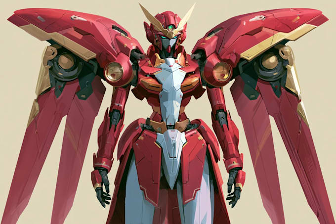 do mecha robot gundam illustrations