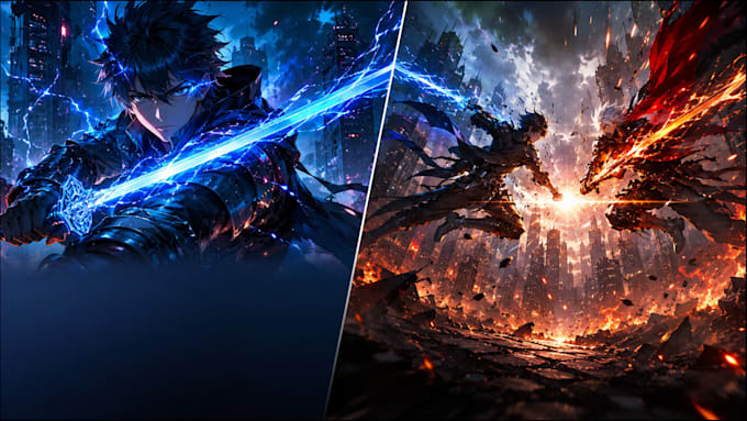 create ai 3d anime fighting scenes using flux ai for your videos
