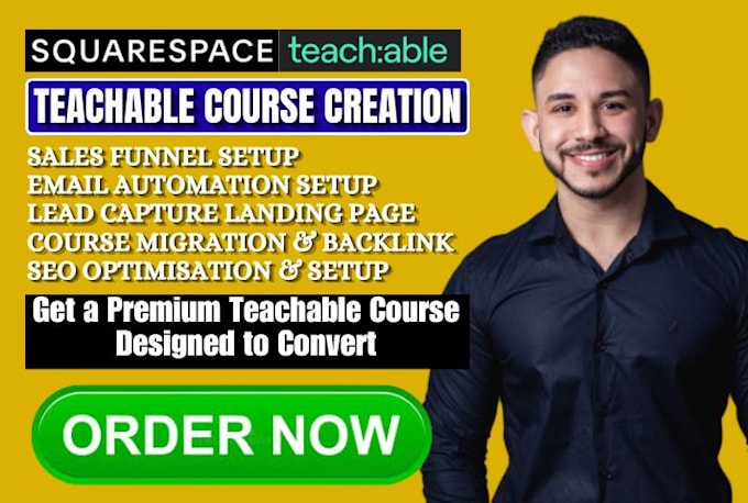 teachable course creation, teachable online course content, teachable website