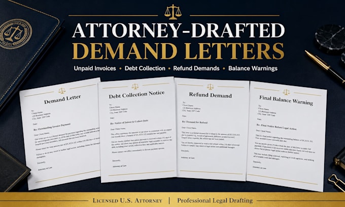 draft an authoritative outstanding balance warning for clients