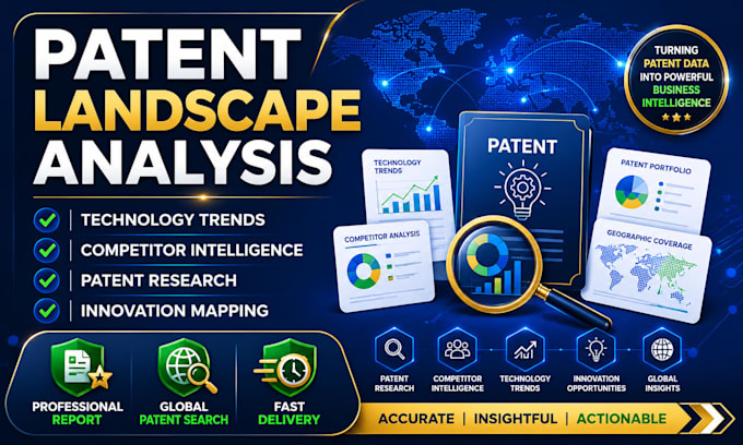 conduct patent landscape analysis technology trends