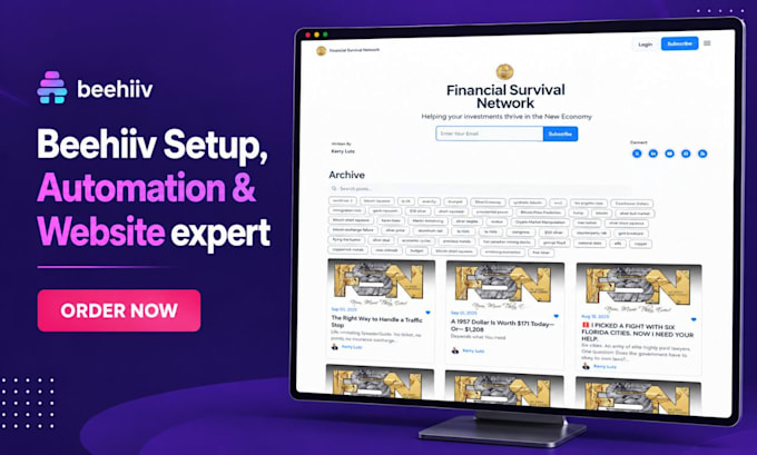 setup beehiiv ai automation beehiiv newsletter template beehiiv website beehive