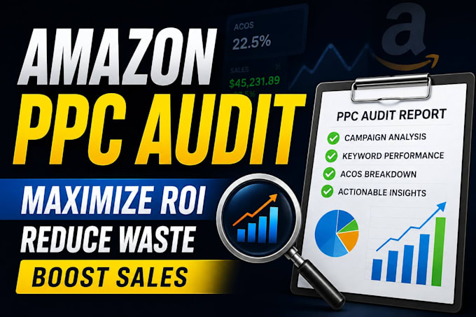 do an amazon PPC audit to lower acos and boost your sales