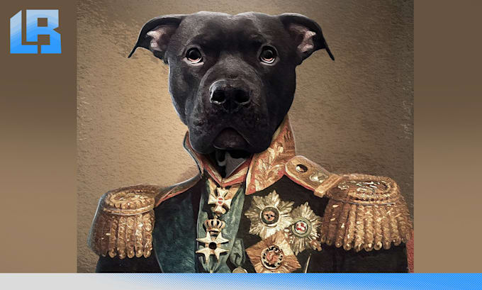 create a custom pet portrait