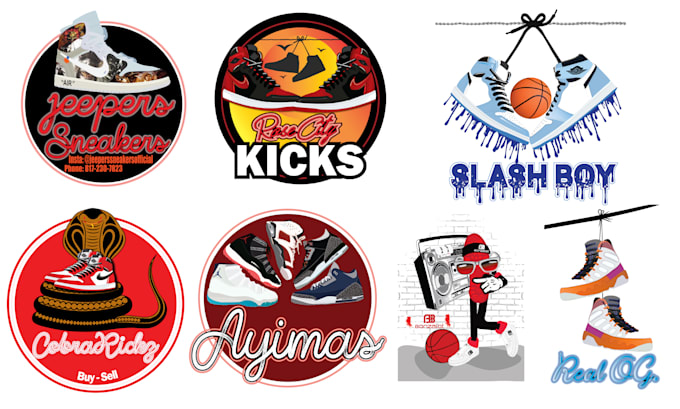 design customized shoes logo, sneaker ,store or business
