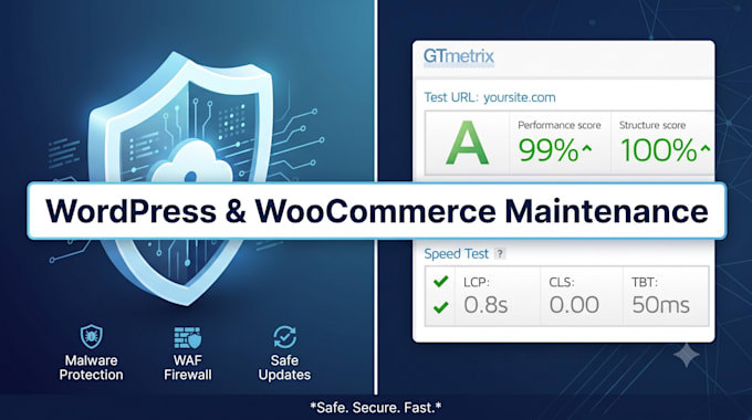 provide expert wordpress and woocommerce maintenance and support