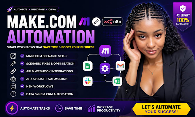 setup, make com automation make come made com fix scenario n8n automation