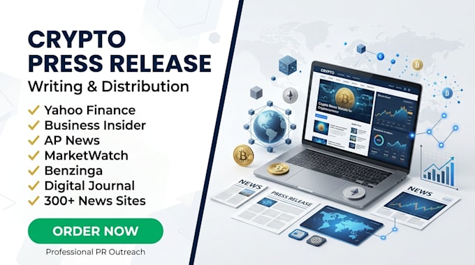 write crypto press release article, crypto press release distribution