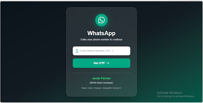 develop a full stack mern web application