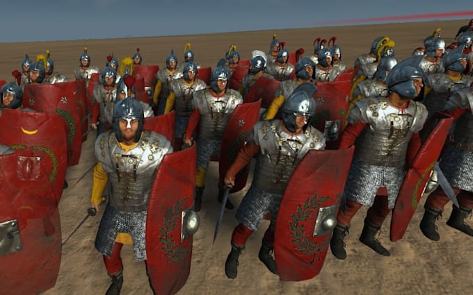 do model and rig custom units for total war rome 2 mods, blade 2bannerlord mod