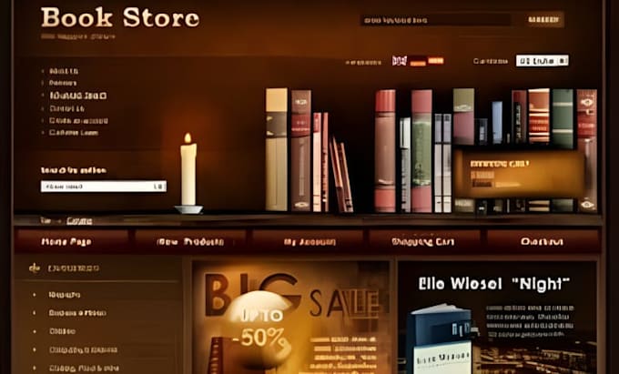 design wix bookshop website comic store website reading club website