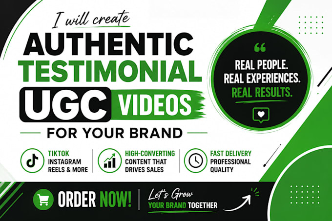 create product review and testimonial spokeperson ugc videos