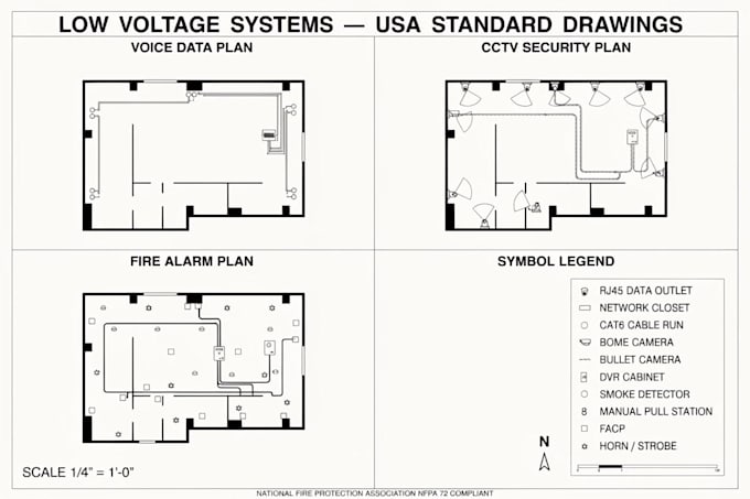 design professional fire protection and fire detection system drawings