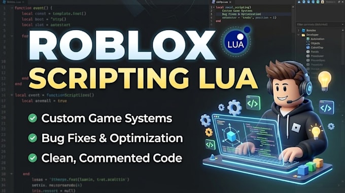 write custom roblox lua scripts for your game